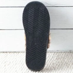 Corkys Black Leopard Snooze Slippers -Western Cowboy Equipment Shop 252001BL sole