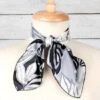 Horsefeathers Black & White Silk Show Scarf -Western Cowboy Equipment Shop 25606 1