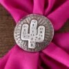 Cactus Scarf Slide 2 Cactus Scarf Slide -Western Cowboy Equipment Shop 28072