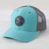 Hooey Blush Teal Trucker Ball Cap -Western Cowboy Equipment Shop 30238
