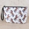 Lila Beige Horse Print Accessory Bag -Western Cowboy Equipment Shop 30413