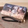 Galloping Paint Horse Wristlet -Western Cowboy Equipment Shop 30415