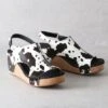 Corkys Cow Print Pasture Sandals -Western Cowboy Equipment Shop 305404COW