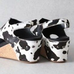 Corkys Cow Print Pasture Sandals -Western Cowboy Equipment Shop 305404COW heel