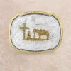 Montana Silversmiths Cut Of Rope Christian Cowboy Buckle -Western Cowboy Equipment Shop 305731