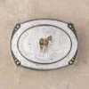 Montana Silversmiths Large Cameo Roped Buckle 2 Montana Silversmiths Large Cameo Roped Buckle -Western Cowboy Equipment Shop 31210 qtr horse