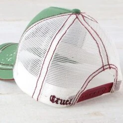Cruel Girl Tri Cactus Trucker Cap -Western Cowboy Equipment Shop 32537 back