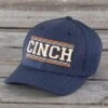 Cinch Flexfit Navy Logo Cap -Western Cowboy Equipment Shop 33538 A
