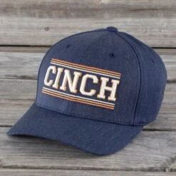 Cinch Flexfit Navy Logo Cap