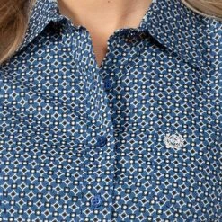 Cinch Sky Captin Blue Top -Western Cowboy Equipment Shop 33545 alt2