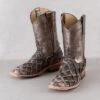 Rod's Brazilian Brown Big Bass Boots By Anderson Bean -Western Cowboy Equipment Shop 336129L