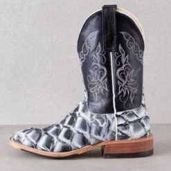 Rod's Ivory Eclipse Bass Boots By Anderson Bean 8 Rod's Ivory Eclipse Bass Boots By Anderson Bean -Western Cowboy Equipment Shop 336130L side