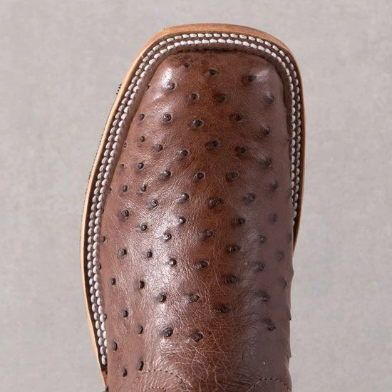 Rod's Kango Tobac Full Quill Ostrich Boots By Anderson Bean 6 Rod's Kango Tobac Full Quill Ostrich Boots By Anderson Bean - Image 4