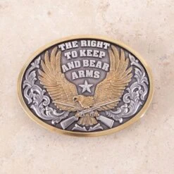 Nocona The Right To Keep And Bear Arms Buckle