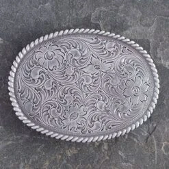 Nocona Antique Silver Buckle