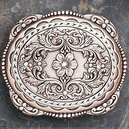 Floral Buckle With AB Crystals 3 Floral Buckle With AB Crystals