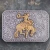 Nocona Two Tone Bronco Buckle