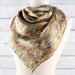 Gold Feather Wild Rag