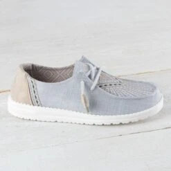 Hey Dude Wendy Western Grey 9 Hey Dude Wendy Western Grey -Western Cowboy Equipment Shop 40097030 side A