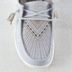 Hey Dude Wendy Western Grey 11 Hey Dude Wendy Western Grey -Western Cowboy Equipment Shop 40097030 toe A