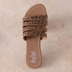 Hey Girl Bikini Leopard Sandals 9 Hey Girl Bikini Leopard Sandals -Western Cowboy Equipment Shop 415130L toe