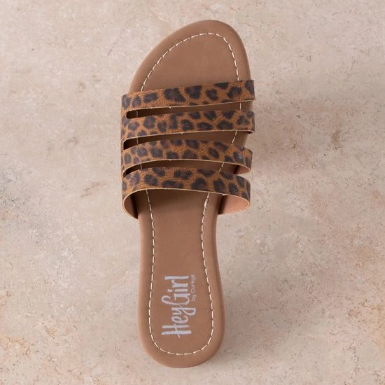 Hey Girl Bikini Leopard Sandals 6 Hey Girl Bikini Leopard Sandals - Image 4
