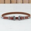 Double Buckle Western Belt