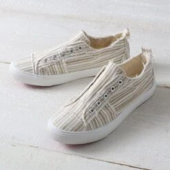Corkys Tan Stripe Babalu Shoes