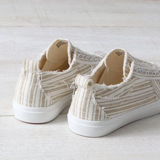 Corkys Tan Stripe Babalu Shoes 8 Corkys Tan Stripe Babalu Shoes - Image 6