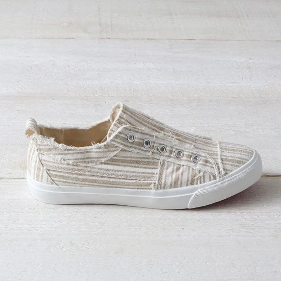 Corkys Tan Stripe Babalu Shoes 5 Corkys Tan Stripe Babalu Shoes - Image 3