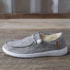 Corkys Grey Tweed Kayak Shoes -Western Cowboy Equipment Shop 510127GT side