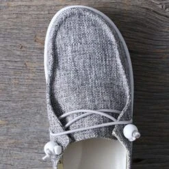 Corkys Grey Tweed Kayak Shoes -Western Cowboy Equipment Shop 510127GT toe