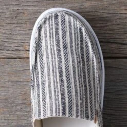 Corkys Black Stripe Pontoon Slip- On Shoes -Western Cowboy Equipment Shop 510130BS toe