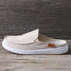 Corkys Tan Stripe Pontoon Slip- On Shoes -Western Cowboy Equipment Shop 510130TS side