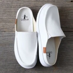 Corkys White Pontoon Slip- On Shoes