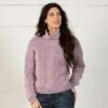Rock & Roll Denim Lavender Sweater -Western Cowboy Equipment Shop 51941
