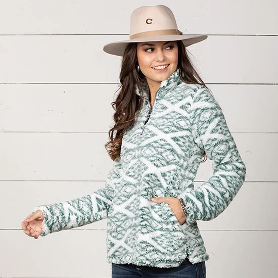 Roper Diamond Polar Fleece Quarter Zip 3 Roper Diamond Polar Fleece Quarter Zip