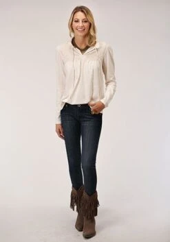 Roper Victorian Cream Top 6 Roper Victorian Cream Top -Western Cowboy Equipment Shop 54853 full new