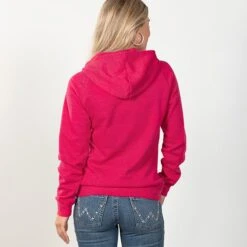 Roper Punchy Pink Steerhead Hoodie -Western Cowboy Equipment Shop 54890 alt3