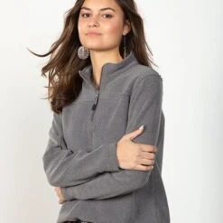 Roper Grey Fleece Pullover 5 Roper Grey Fleece Pullover -Western Cowboy Equipment Shop 54899 alt1