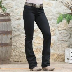 Wrangler Black Go-To 09MWZBK Jeans 12 Wrangler Black Go-To 09MWZBK Jeans -Western Cowboy Equipment Shop 56875 alt