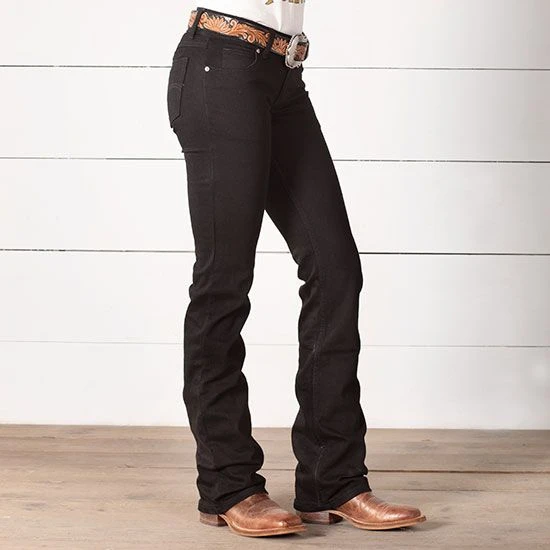 Wrangler Black Go-To 09MWZBK Jeans 5 Wrangler Black Go-To 09MWZBK Jeans - Image 3