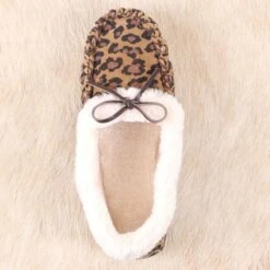 Blazin Roxx Kate Leopard Slipper Moccasins -Western Cowboy Equipment Shop 5727902 toe