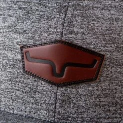 Kimes Ranch Box Seats Grey Heather Trucker Cap -Western Cowboy Equipment Shop 63531 detail