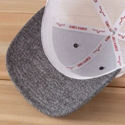 Kimes Ranch Box Seats Grey Heather Trucker Cap -Western Cowboy Equipment Shop 63531 int