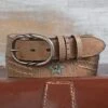 Distressed Embroidered Flower Belt -Western Cowboy Equipment Shop 6552300