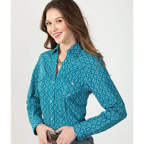 Roper Amarillo Victorian Foulard Printed Top 4 Roper Amarillo Victorian Foulard Printed Top - Image 2