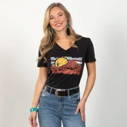 Rock & Roll Denim Way Out West Tee