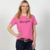 Wrangler Oh So Pink Tee 1 Wrangler Oh So Pink Tee -Western Cowboy Equipment Shop 67431