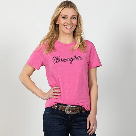 Wrangler Oh So Pink Tee 3 Wrangler Oh So Pink Tee